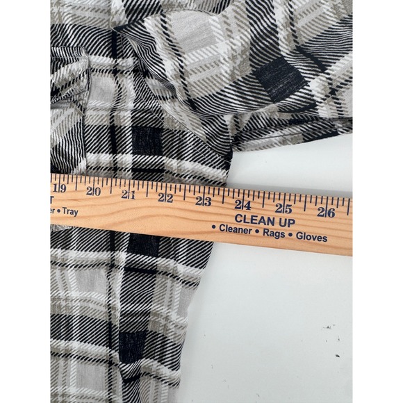 Harley Davidson Flannel Shirt XL Plaid Patches Button Up Embroidered Pearl Snaps - Picture 9 of 15